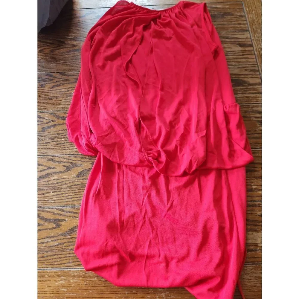 Stella McCartney Sleeveless Draped Tie Waist Grecian Cocktail Dress Sz 40 (US 6)